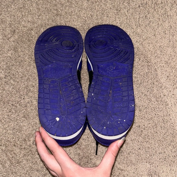 Nike Air Jordan 1 Mid Concord Purple GS - Picture 4 of 5